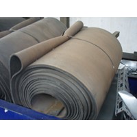 Rubber belt conveyor 14500 mm x 900 mm, flat